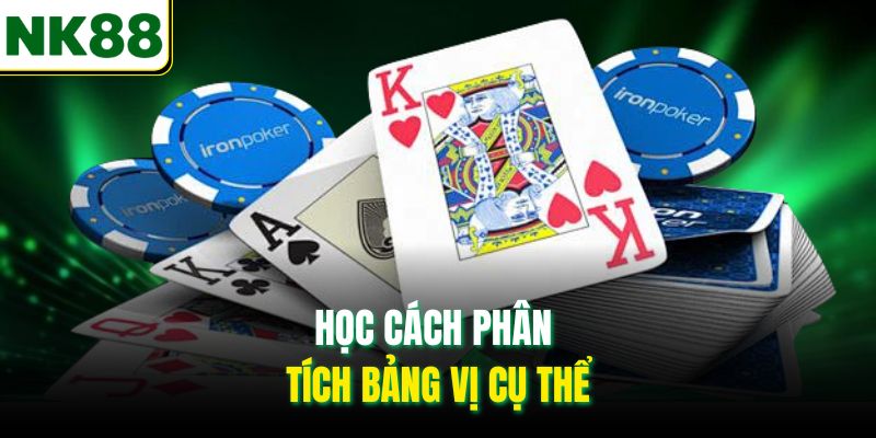 Học cách phân tích bảng vị cụ thể